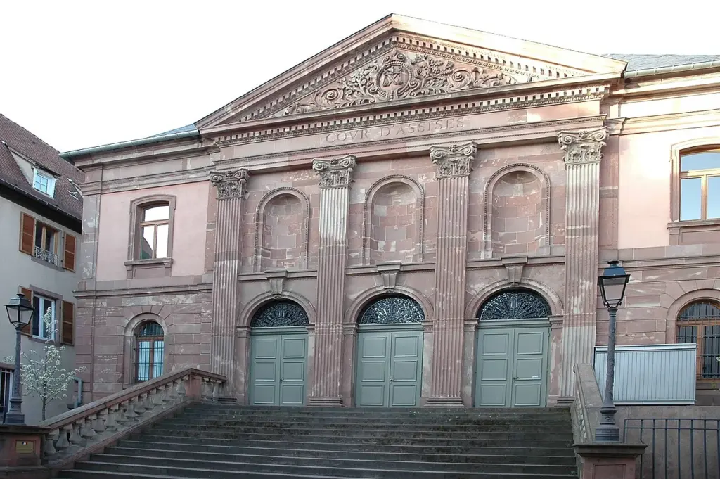 Salle de cour d assises, illustration judiciaire
