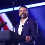 Donald Trump Jr. lors d'un meeting en 2025