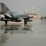 Avion de combat F-4 Phantom de l'armée de l'air grecque