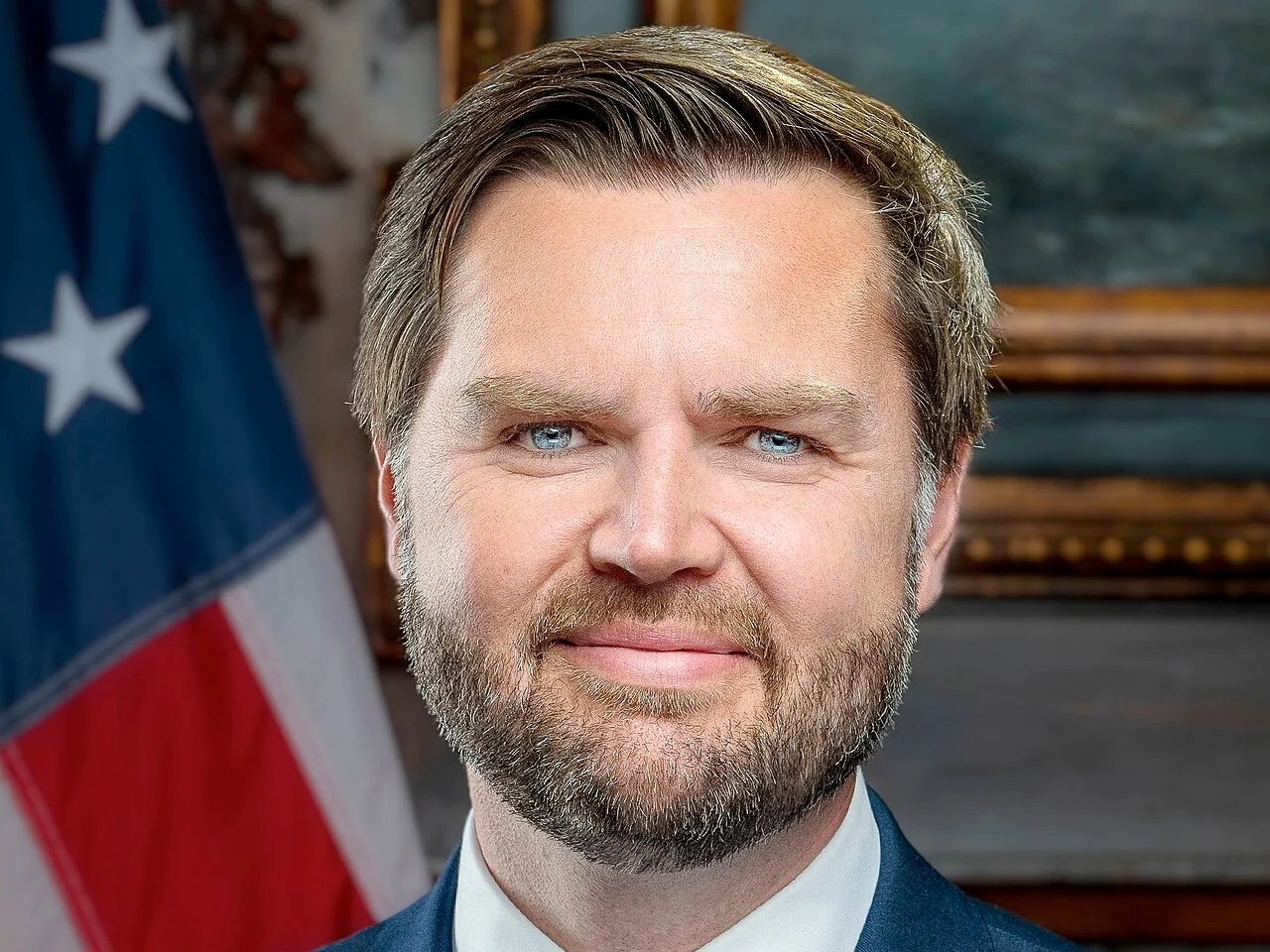 Portrait officiel du vice-président américain J.D. Vance, janvier 2025