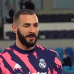 L'attaquant francais Karim Benzema, Ballon d'Or 2022