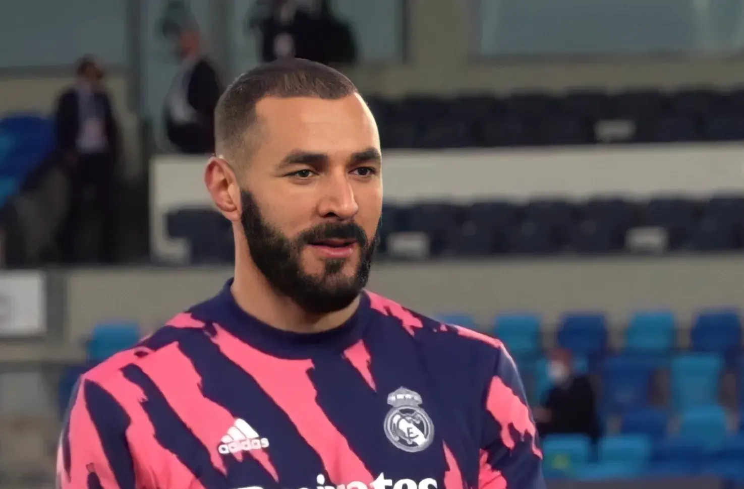 L'attaquant francais Karim Benzema, Ballon d'Or 2022