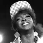 La chanteuse americaine Lauryn Hill, membre du groupe The Fugees, en concert