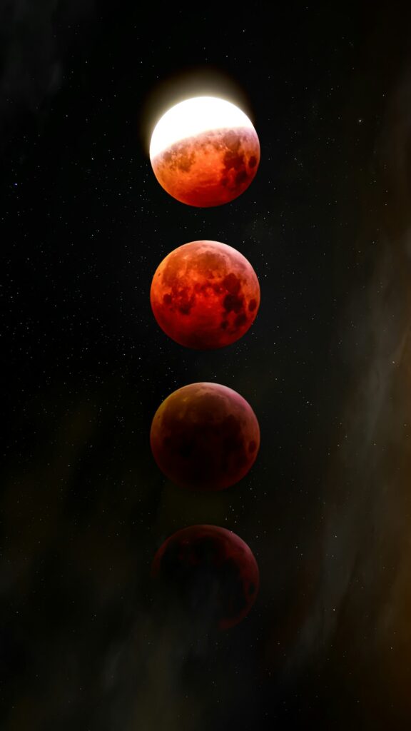 lunar eclipse blood moon sequence