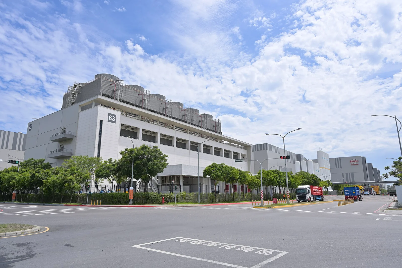 Usine Fab 18 de TSMC à Tainan, Taïwan, mai 2025