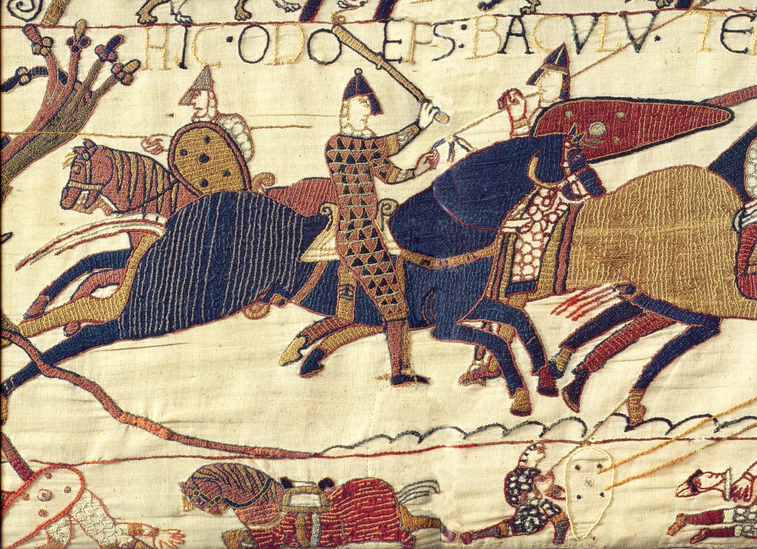 Détail de la tapisserie de Bayeux représentant l'évêque Odon