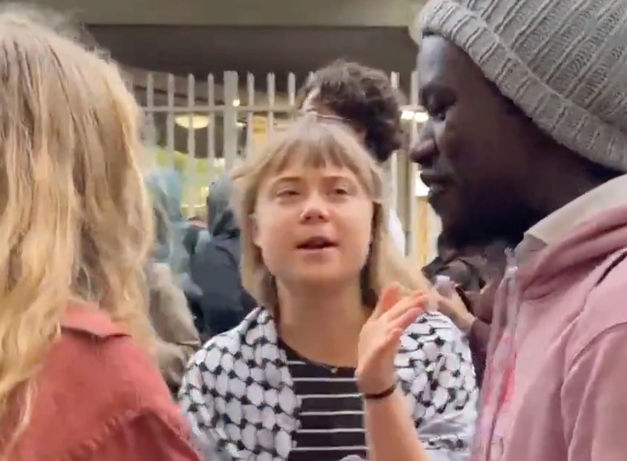 Greta Thunberg. Image : capture d'écran CNews. 