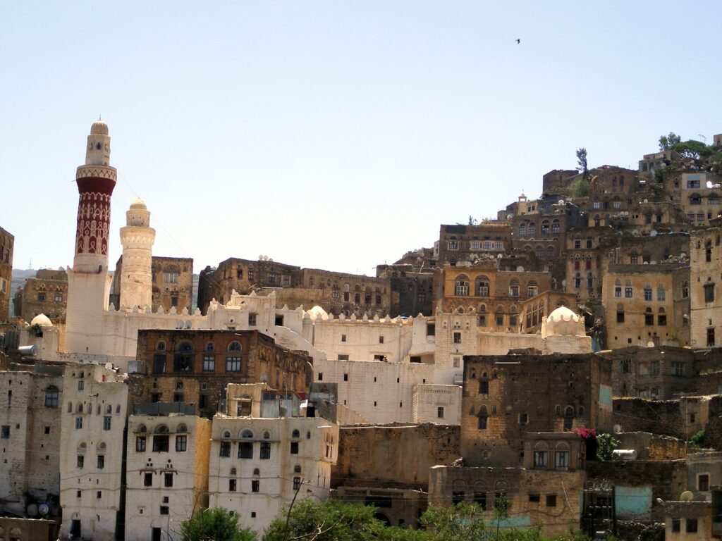 La mosquée de la reine Arwa à Jibla, dans la province d’Ibb, au Yémen