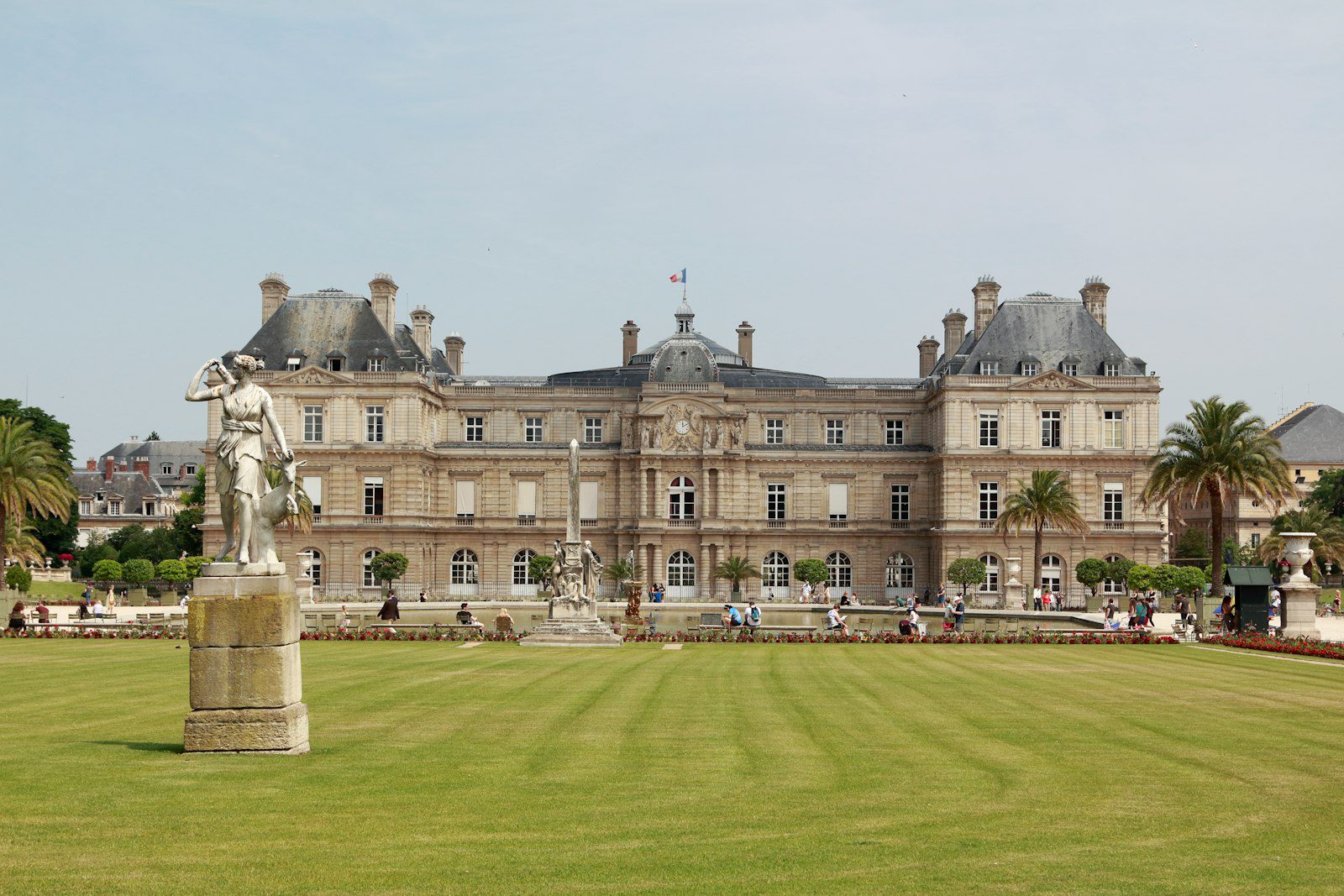 Le palais du Luxembourg à Paris, siège du Sénat