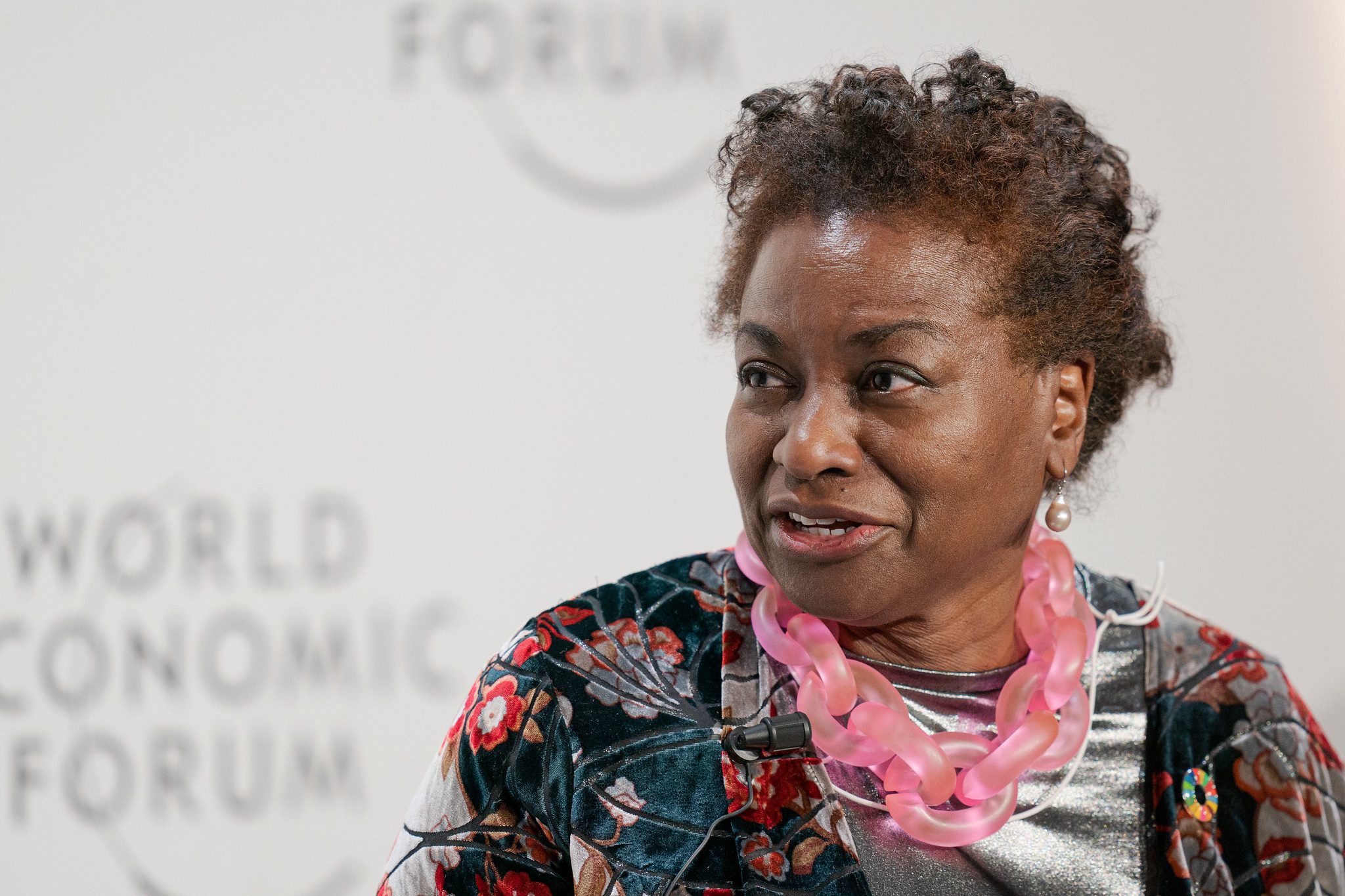 Natalia Kanem, coprésidente de la commission et figure des Nations unies à Davos 2023. Photo : @Manuel Lopez/World Economic Forum